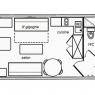 Meribel Mottaret - Residencia Plein Soleil - TIPO B: Estudio 3 personas 